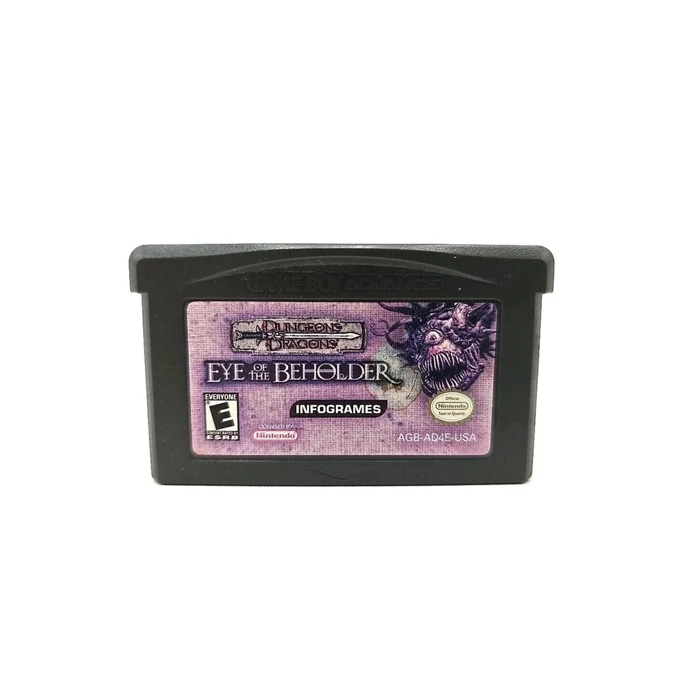 Dungeons & Dragons Eye of the Beholder GBA Nintendo Game Boy Advance 2002
